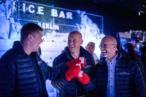 Ingresso do Icebar Berlin